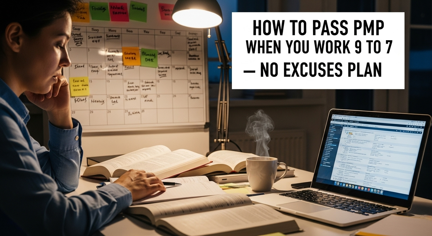 How to Pass PMP When You Work 9 to 7 — No Excuses Plan