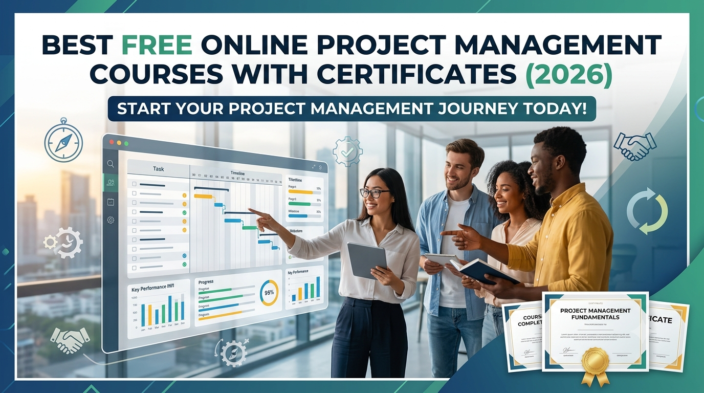 Best Free Online Project Management Courses With Certificates (2026)